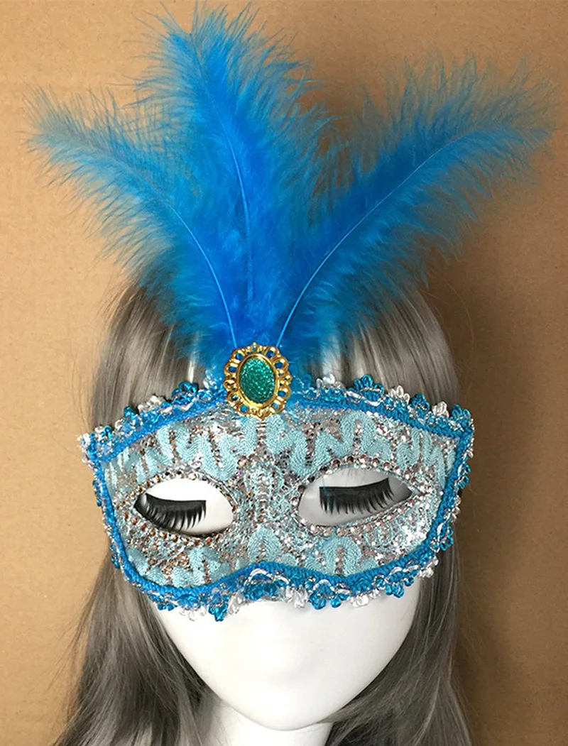 

Halloween Cutout Prom Party Mask Accessories Princess Mask Black