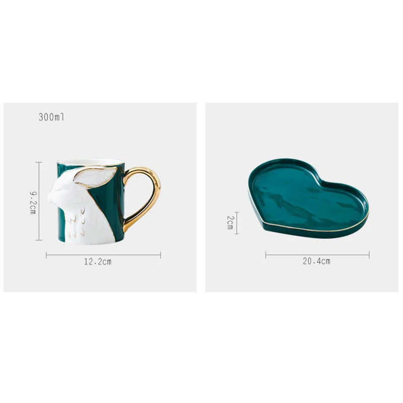 2 шт./компл. кружка в скандинавском стиле пара чашек креативная ложка с крышкой