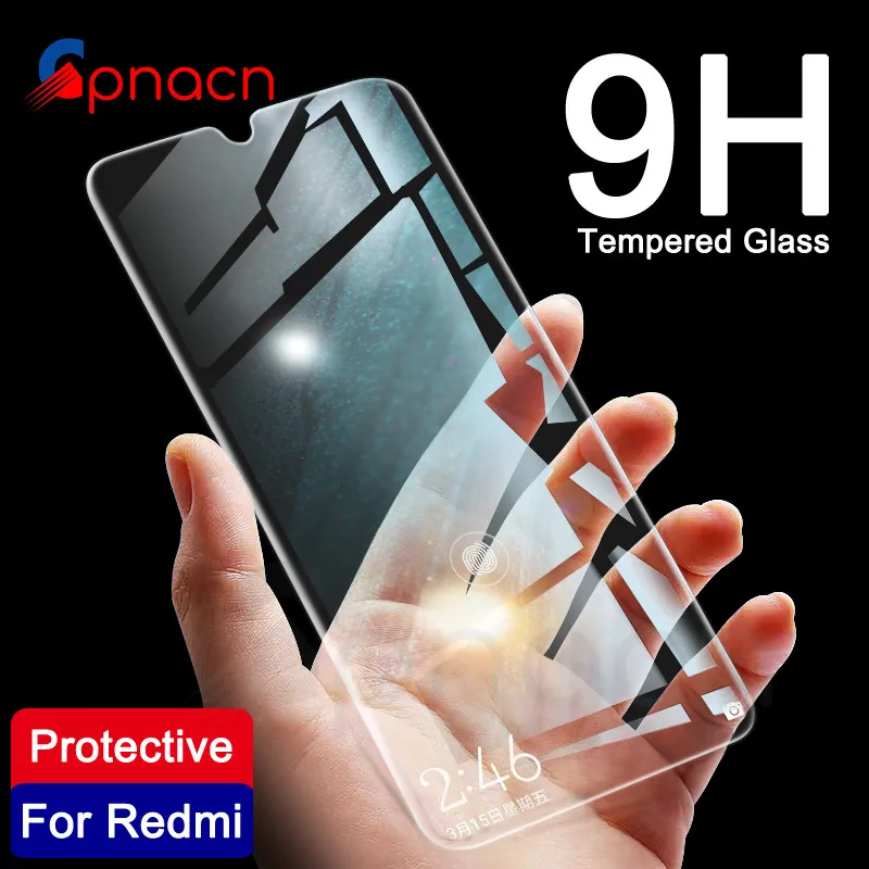 9H защитное стекло на Xiaomi Redmi 7 7A 6 Pro 5A 6A 5 Plus S2 K20 Note 7 6 Pro Защитная пленка для экрана из закаленного стекла