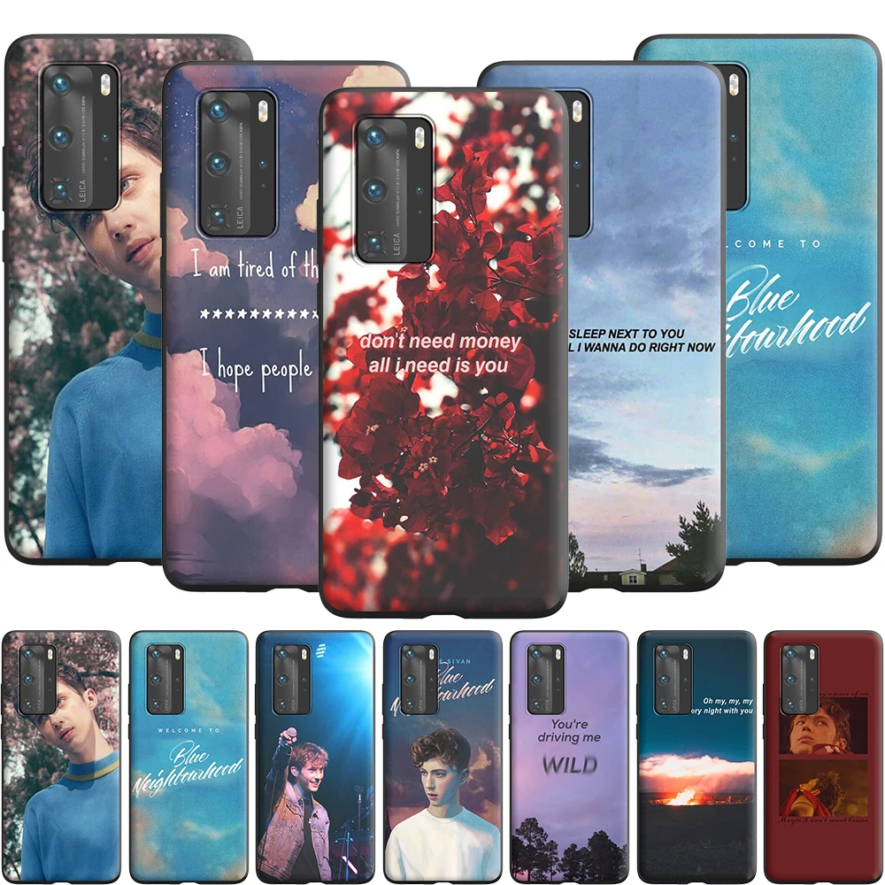 Чехол с текстом песни Troye Sivan для Huawei Nova 2i 2 Lite 3 5T | Мобильные телефоны и аксессуары