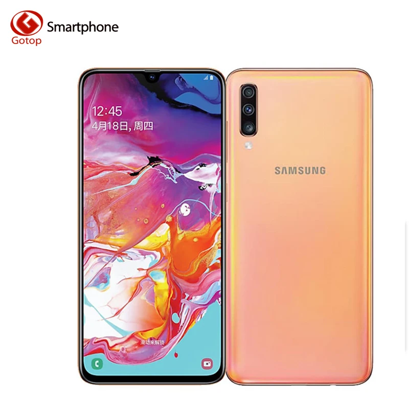 Samsung Galaxy A70 6 7 дюймов 20:9 мобильный телефон ГБ Оперативная память 128 Гб Встроенная