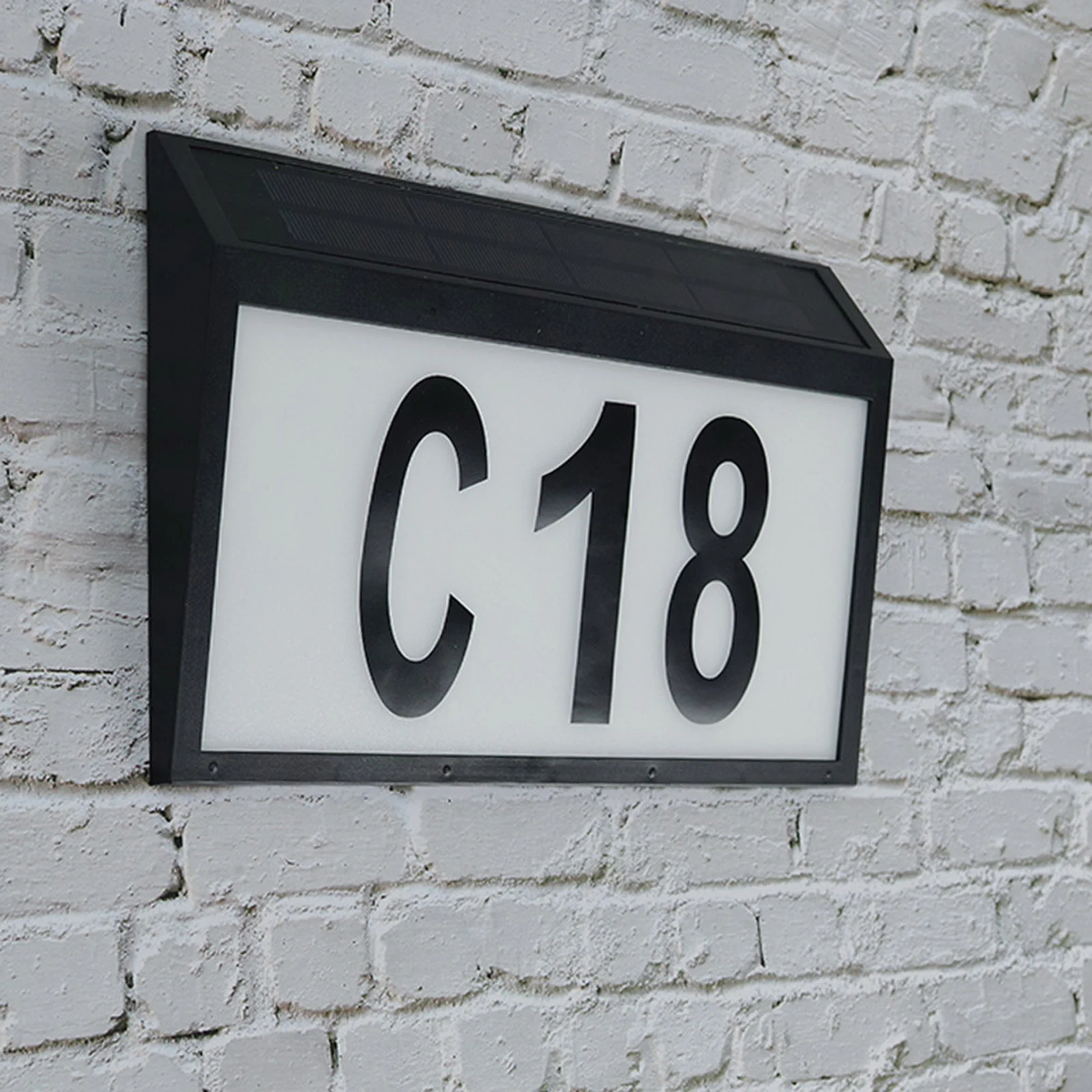 

Address Sign Light Illuminated Doorplate House Number Mailbox Hotel Fence