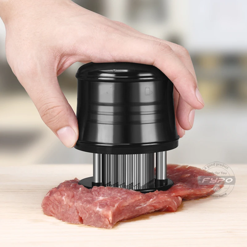 Fypo Мясо Tenderizer ультра острые иглы лезвия из нержавеющей стали кухонный инструмент