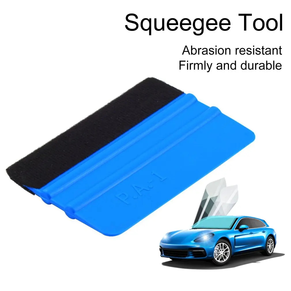 

New Car vinyl film wrapping tools squeegee with felt soft wall paper scraper mobile screen protector install squeegee tool