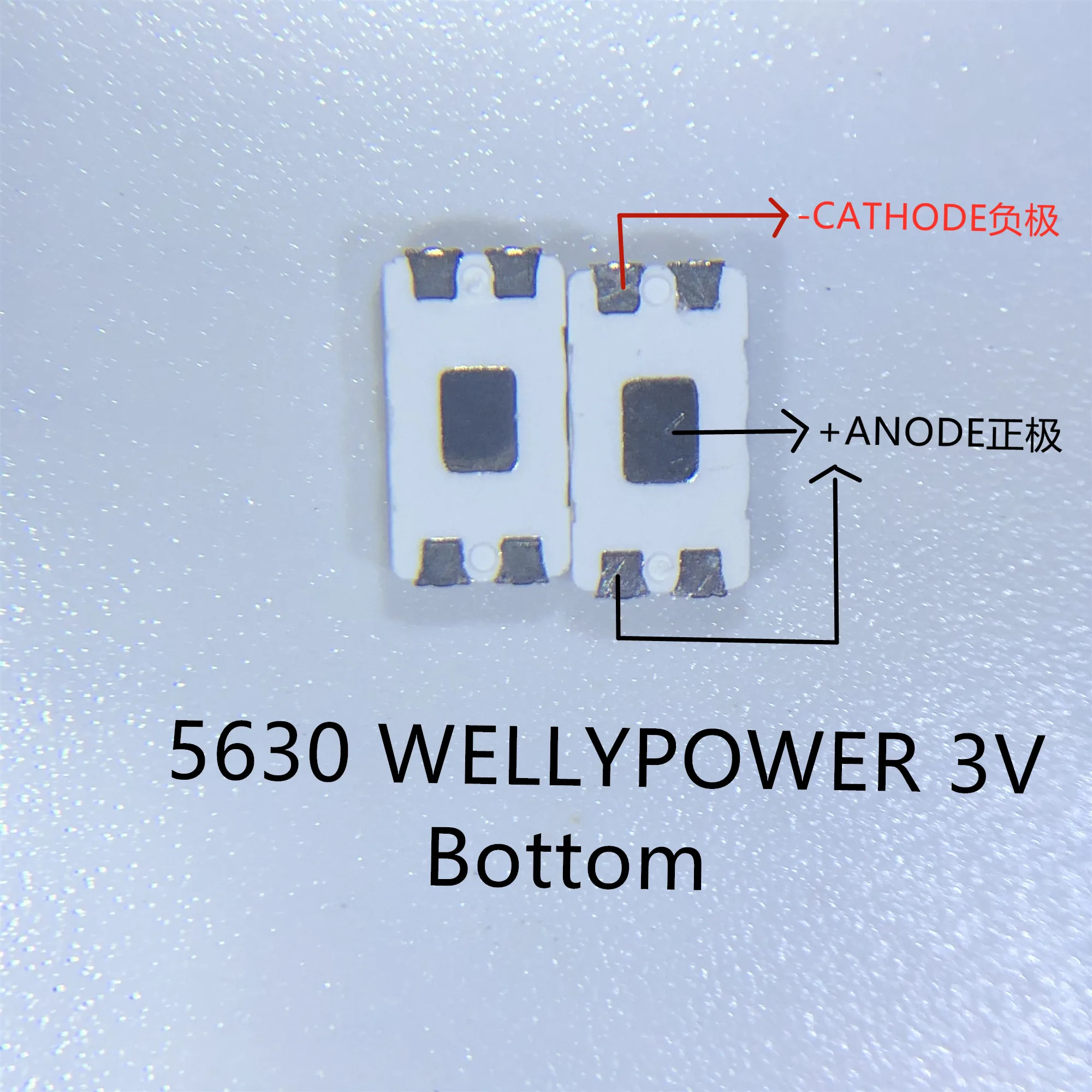 100 шт. WELLY POWER Высокая мощность 5630 Светодиодный PLCC 4 Телевизор с подсветкой супер
