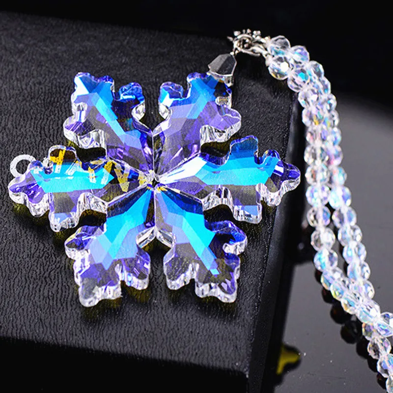 Хрустальная люстра в виде снежинки K9 высшего качества 1 шт. подвесной Ловец окон