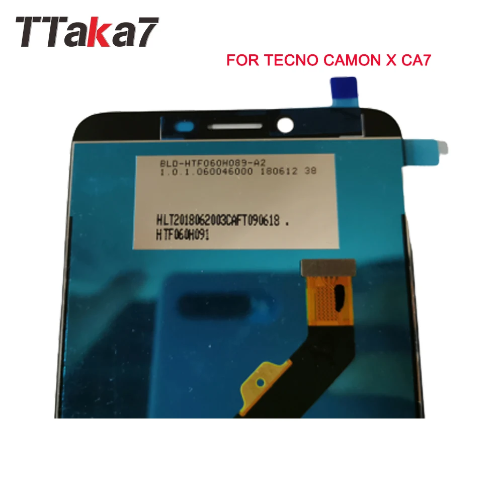 Для Tecno Camon X CA7 дисплей кодирующий преобразователь сенсорного экрана в сборе