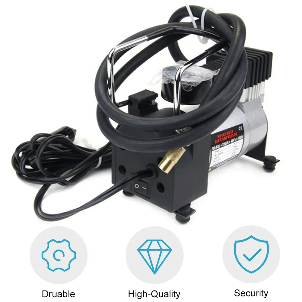 

Car Tire Inflator Air Pump Portable Mini Tire Inflator Auto Tyre Pump Electric Car Air Compressor 12V Air Inflator Drop Shipping