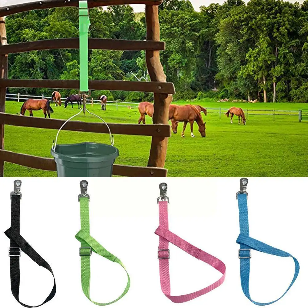 

Adjustable Bucket Nylon Durable Strap Belt Suitable For Hay Net Outdoor Suspension Hanging Band Heavy Horse Feeder B0G6