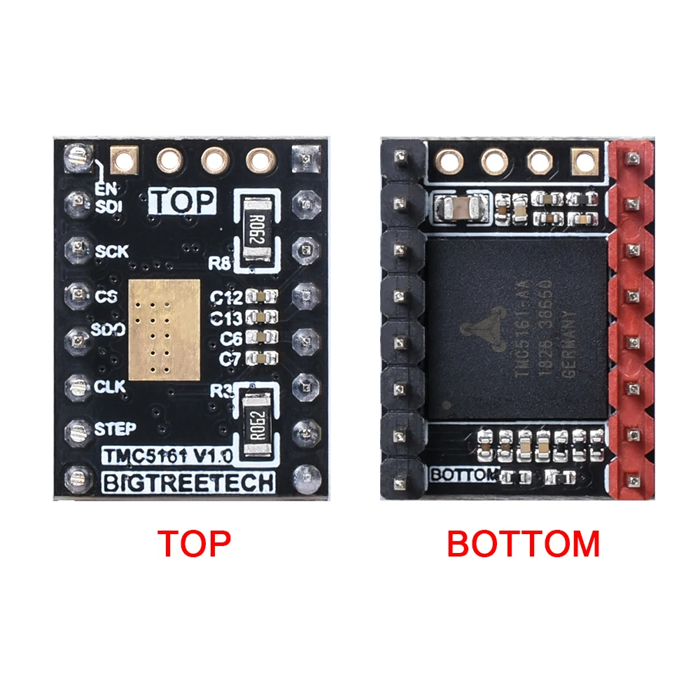 TMC5161 V1.0 5 шт. TMC2209 TMC2208 UART TMC2130 TMC5160 TMC5161 Драйвер шагового двигателя для 3d принтера плата управления - Цвет: TMC5161 V1.0