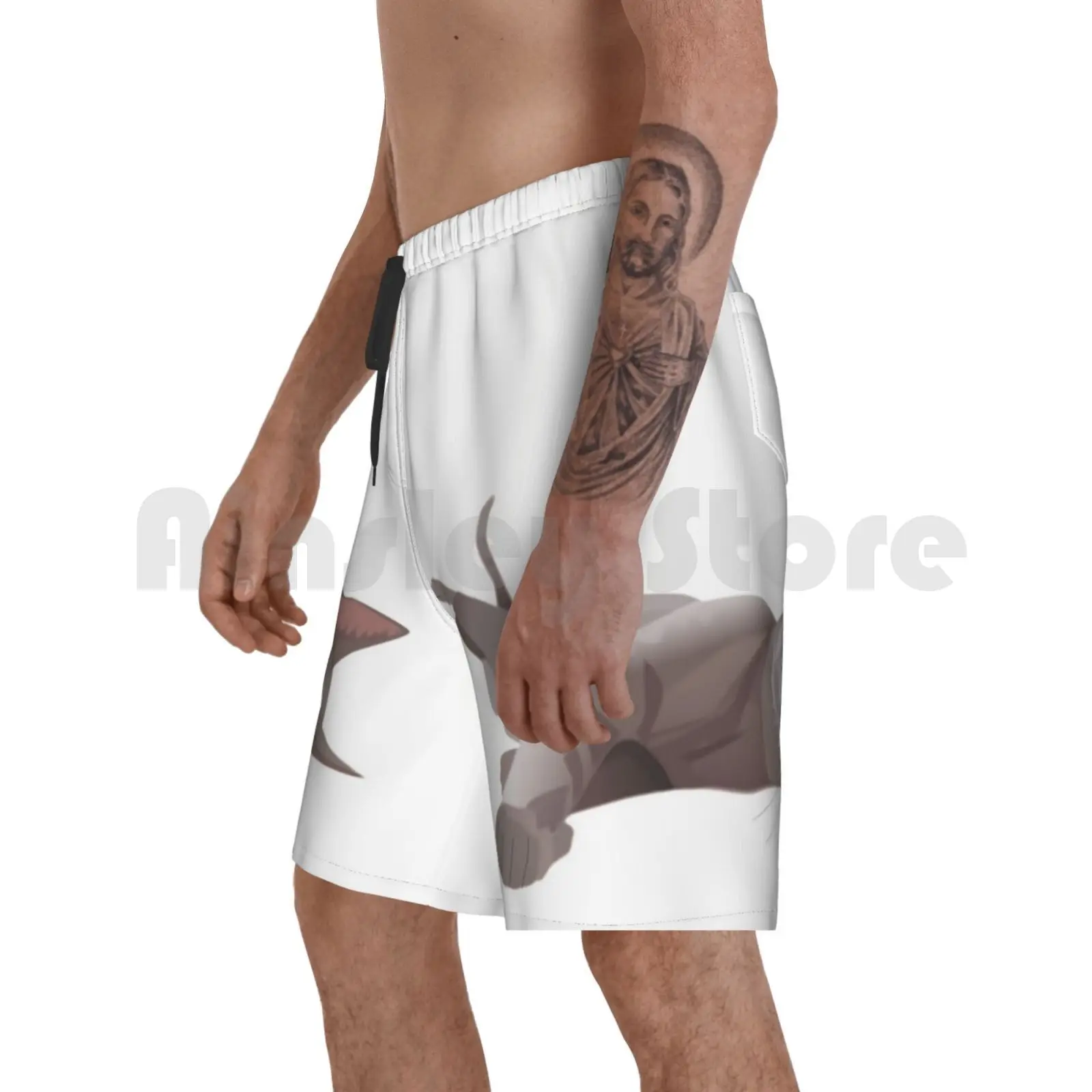 

Sleepy Cat Beach Shorts Men Beach Pants Swimwear Lazy Sleepy Cute Lazy Cat Cats Cat Pattern Cute Cat Kitten Kittens