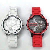 big white watch men red fake 3 eyed dz watch aaa luxury classic large christmas gifts for watches mens 2020 fashion box relojes