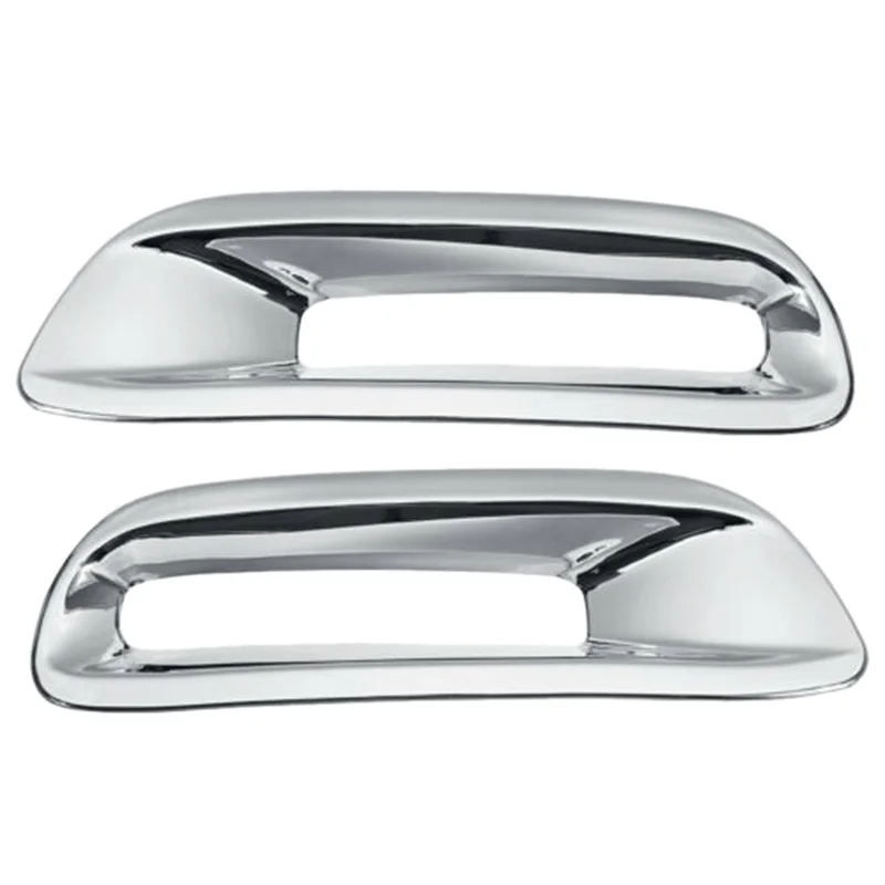 

2Pcs Car Rear Bumper Fog Light Lamp Cover Trim Chrome for Toyota Highlander 2012 2013
