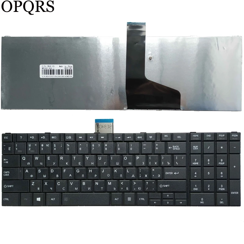 Новая русская клавиатура для ноутбука TOSHIBA SATELLITE C850 C855D C850D C855 C870 C870D C875 C875D L875D RU |