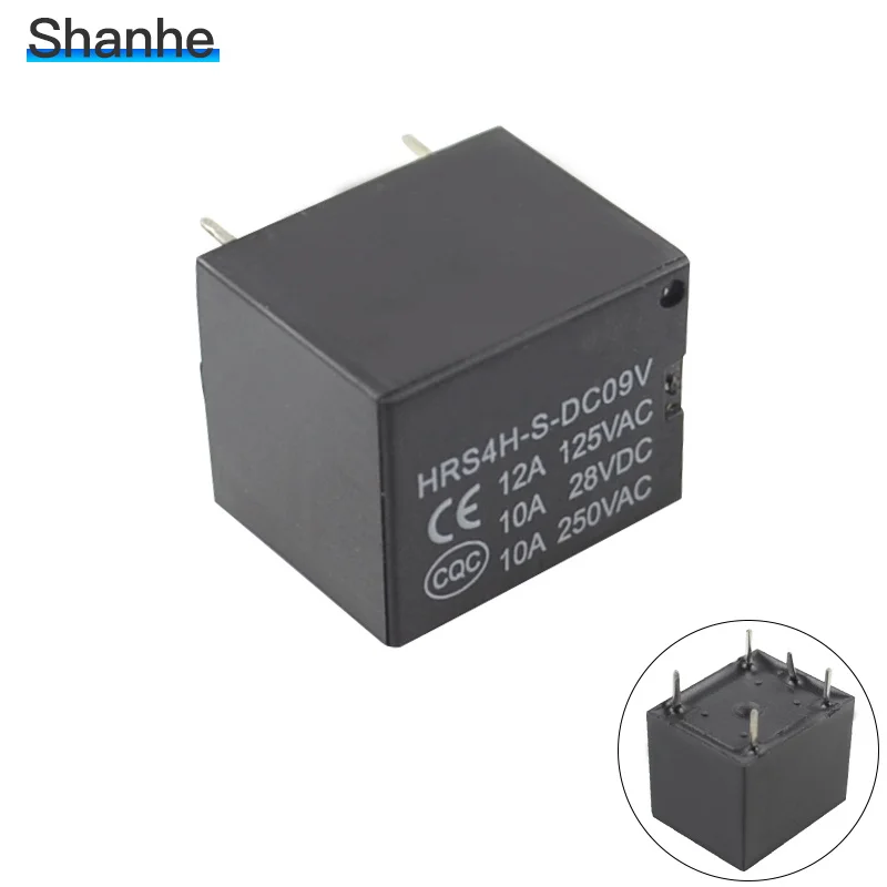 Реле JQC-3F T73 HRS4H-S, постоянный ток, 5 В/9 В/12 V/24 V JQX-14FF3 генератор импульсов 5PIN pcb миниатюрный Мощность реле SRD