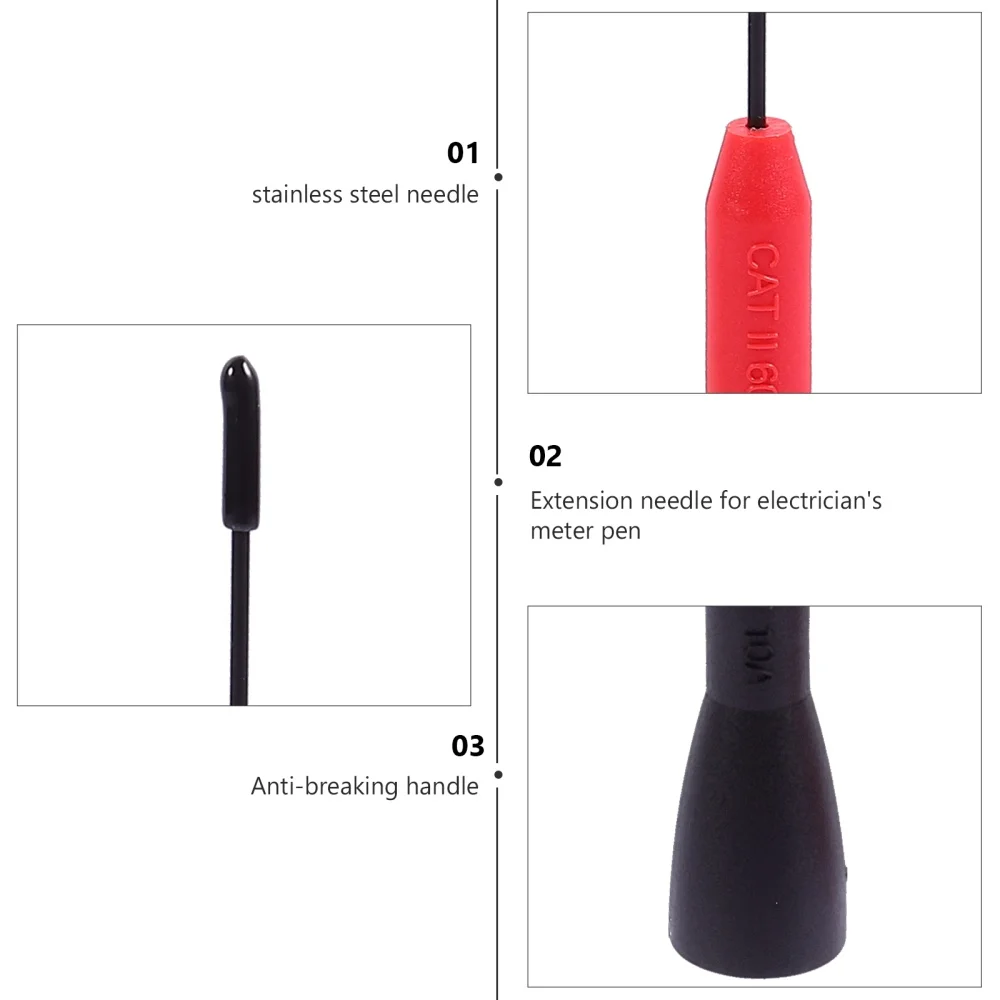 

4pcs/2 Sets Probes Kit Probe Mini Wire Piercer Car Repair Test Probe