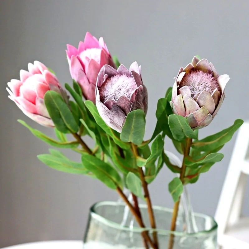 

Single Branch 46cm, Artificial Plant Flocking Imperial Flower, Home Decoration Vase Flower Arrangement,Wedding Scene Dressing Up