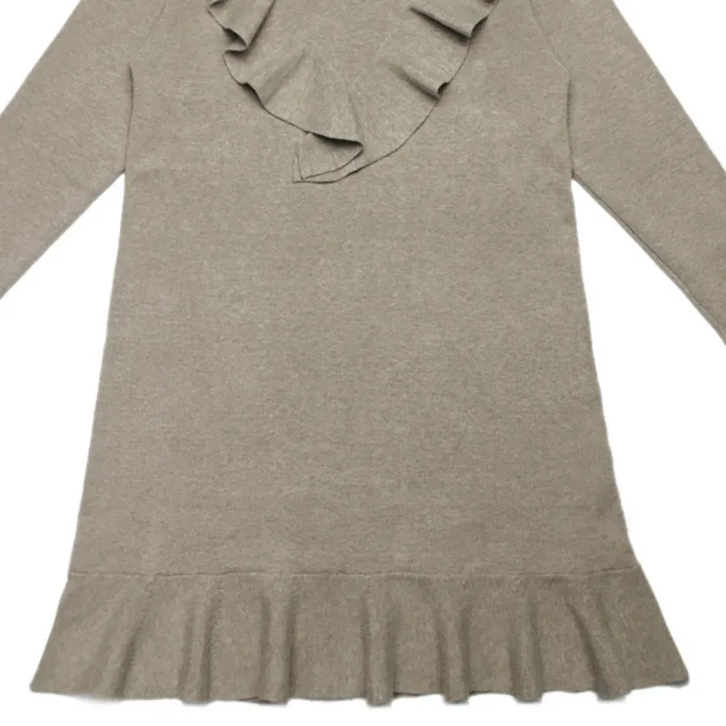 2020 Autumn and Winter New Style Girls Dress Long Casual Kids Dresses for Fashion Knitting Baby #8146 | Детская одежда и обувь