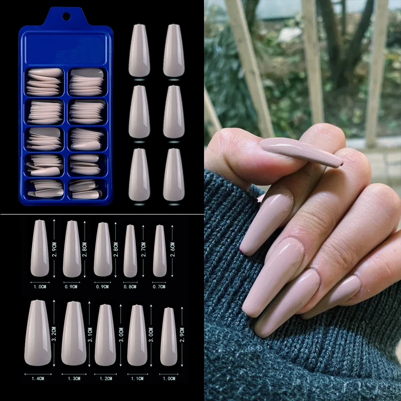 100 шт./корректирующее искусственное покрытие для ногтей с полным покрытием