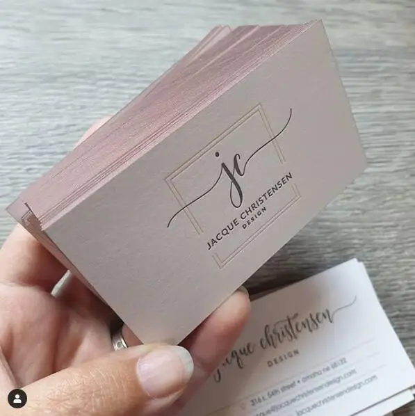 Оптовая продажа 200 шт./лот визитная карточка с тиснением краями из фольги