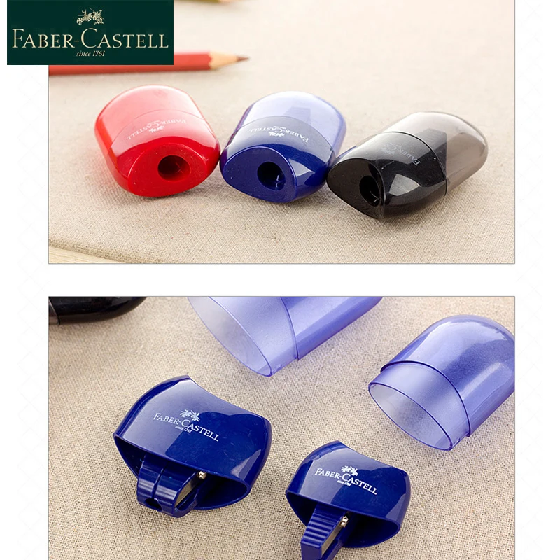 Faber Castell Милая точилка для карандашей Kawaii один/двойное отверстие точилка для карандашей Sacapuntas канцелярских принадлежностей детские школьные принадлежности 183502