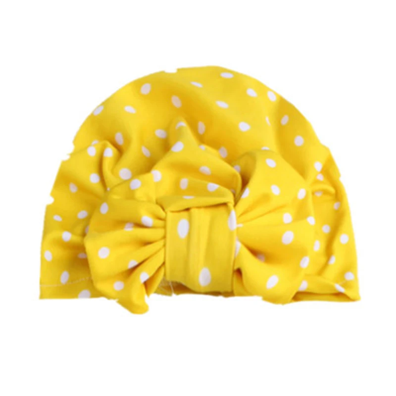 Dot Winter Hats Baby Cute Caps Beanie Warm Soft Hat For Childern Girls Boys Elasic Bonnet Hair Accessories | Детская одежда и