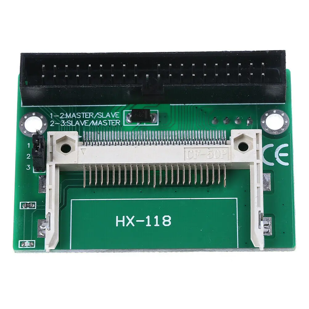 1 шт. одиночная карта памяти к 3 5 IDE 40Pin Мужской адаптер|Компьютерные кабели и