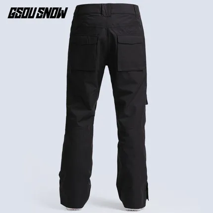 GSOU SNOW Men Ski Pant Snowboard Trouser Winter Windproof Waterproof Outdoor Sport Wear Pocket Style Super Warm Skiing | Спорт и