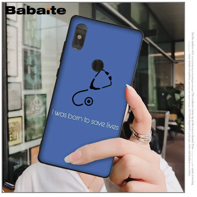 Babaite Nurse Doctor Medical Medicina Health Design Phone Cover for Redmi 5 plus Note 5 Note 4 4X Xiaomi MI 6 8 8SE Mobile Cover