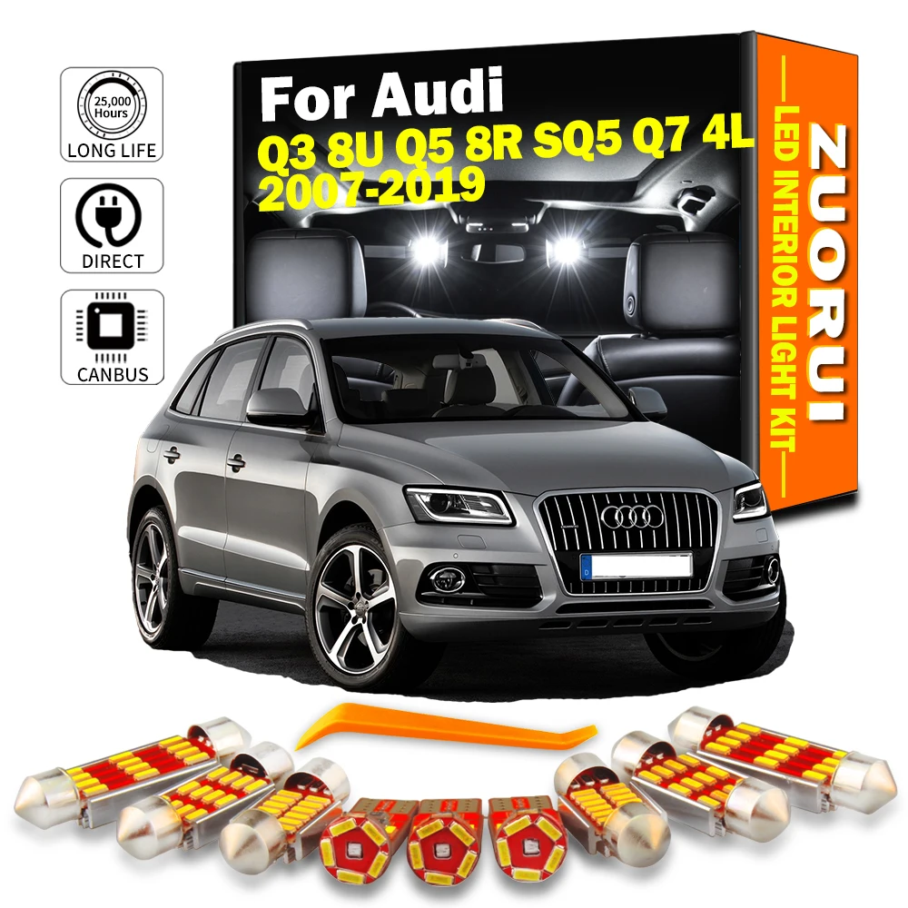 Комплект освесветильник ZUORUI для Audi Q3 8U Q5 8R SQ5 Q7 4L 2007-2014 2015 2017 2018 2019 светодиодные
