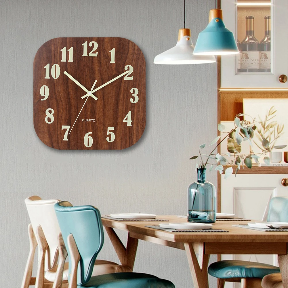 

LED Wall Clock Simple Design Bedroom Digital Watch Wall Clock Sticker Fashion And Vintage Home Decoration Large Wall Clock DIY