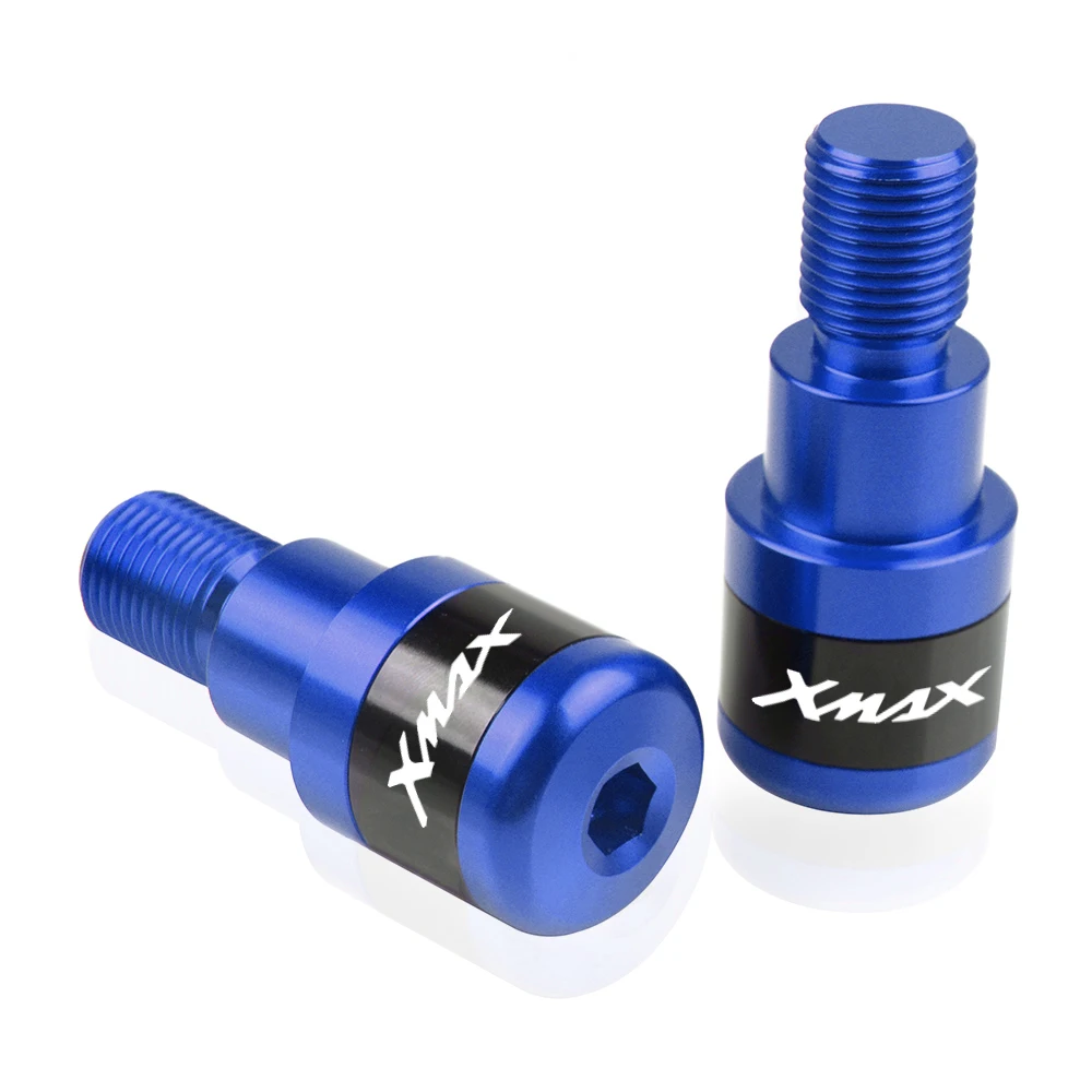 LOGO XMAX для Yamaha X MAX X-MAX 250 2009-2019 2012 2013 2014 2015 2016 ручки мотоцикла концы руля Ручки Конец |