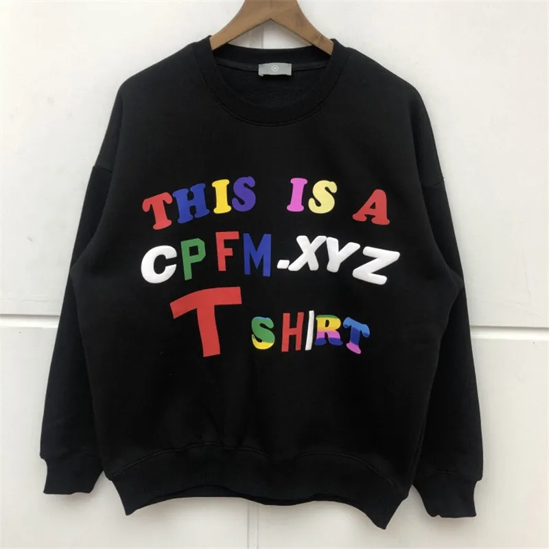 Толстовки Kanye West CPFM.XYZ для мужчин и женщин хлопковые лучшего качества на осень