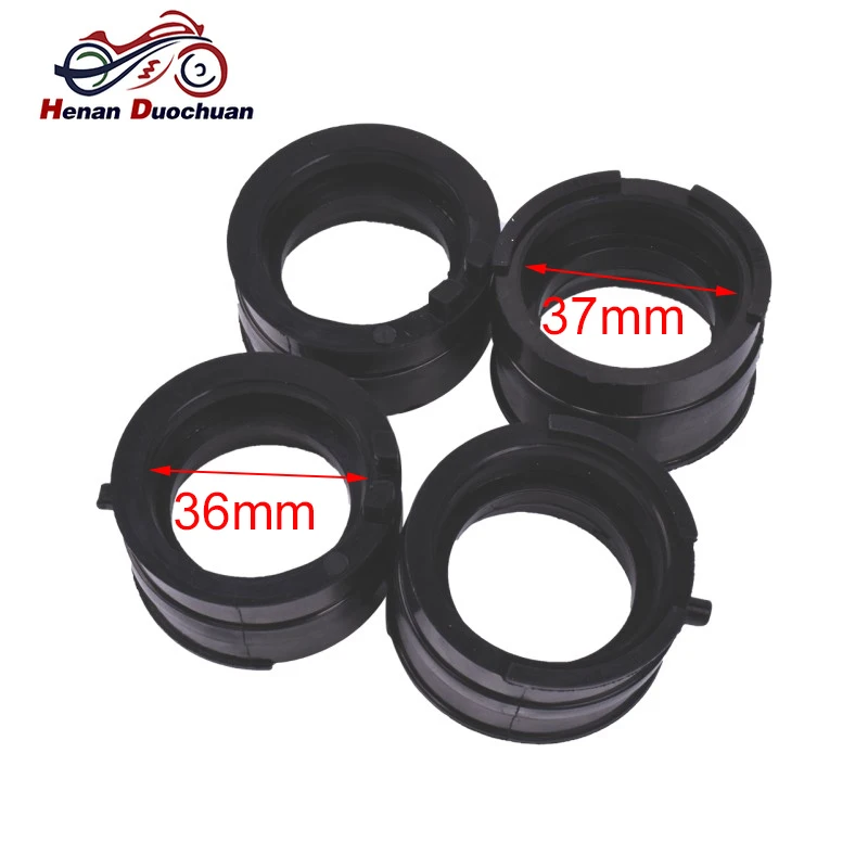 

Motorcycle 36mm 37mm Carburetor Air Inlet Intake Interface Adapter Joint Glue Boot For Honda MN4 CBR600F CBR600 CBR 600 87-88
