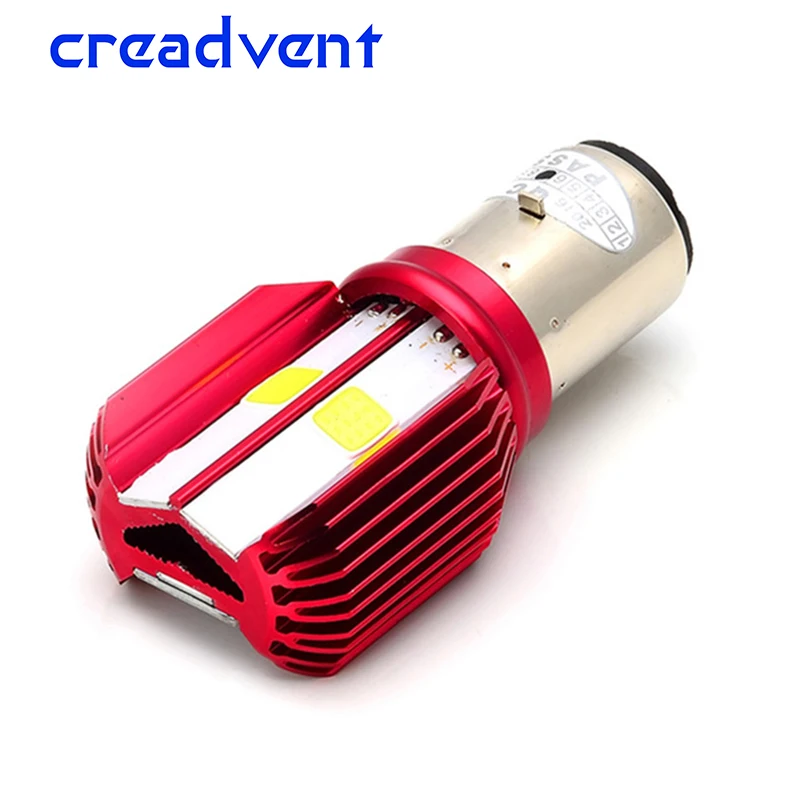 Светодиодный головной фонарь Creadvent BA20D для мотоцикла COB H6 16 Вт 1700lm/1100lm
