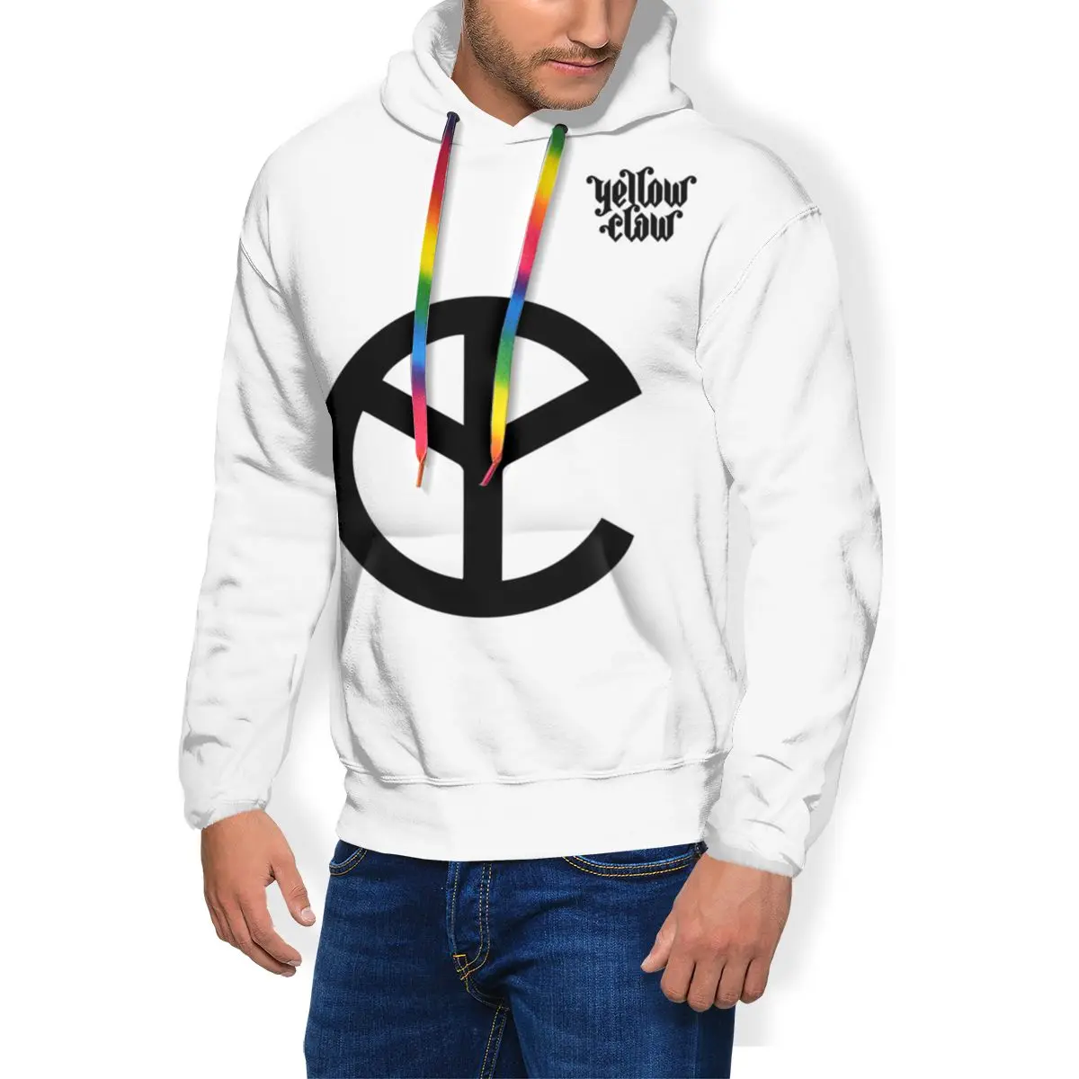 

Yellow Claw Hoodie Yellow Claw Hoodies Fashion Polyester Pullover Hoodie Men White Long Winter Hoodies