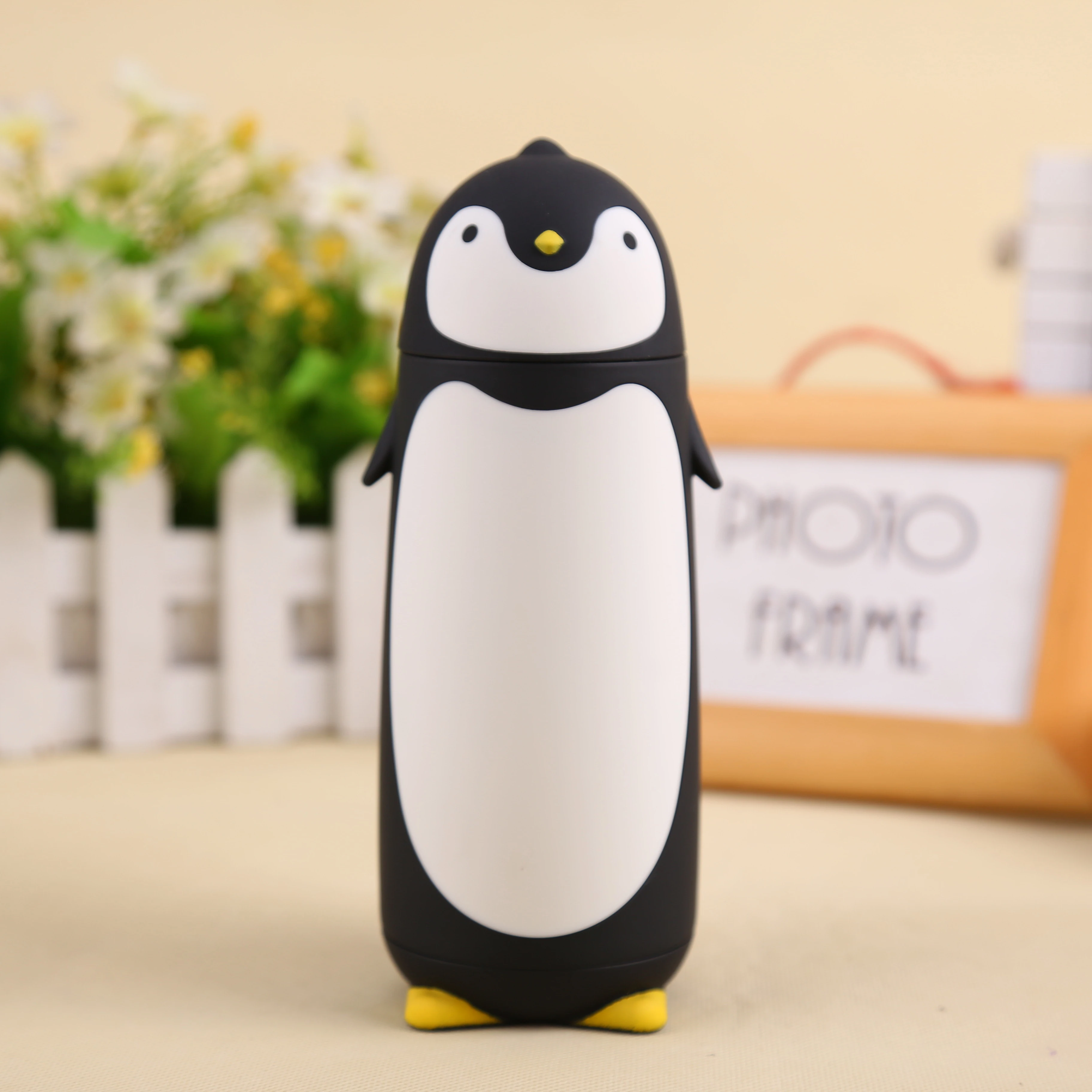 Creative Lovely Gift Water Cup Stainless Steel Personality Insulating Cups Penguin Bottle 280ML Thermos | Дом и сад