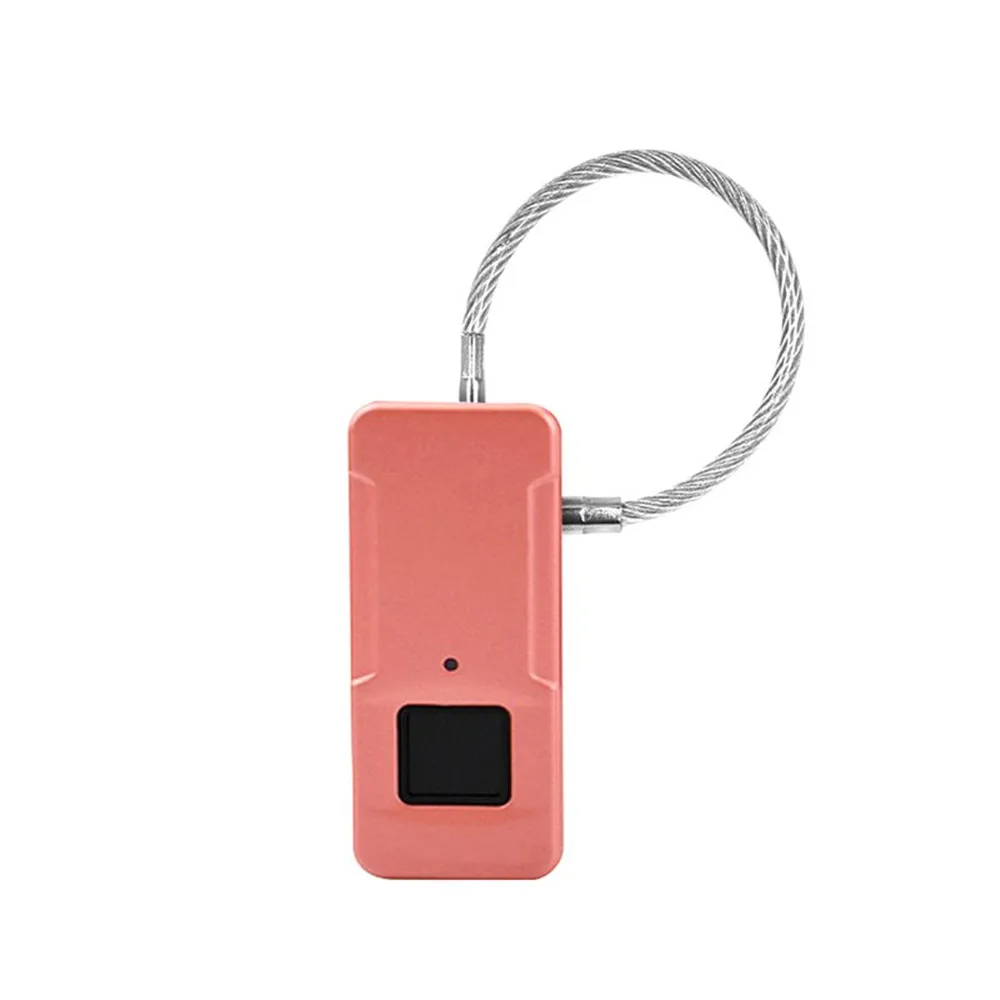 

Keyless Electronic Smart Door Lock Wireless Fingerprint Padlock Aluminum Alloy Quick Unlock