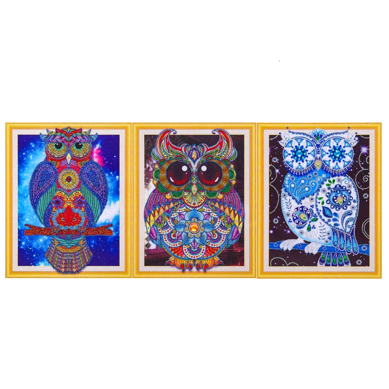 5d алмазная картина животное маленькая мультяшная Сова палка дрель крестиком