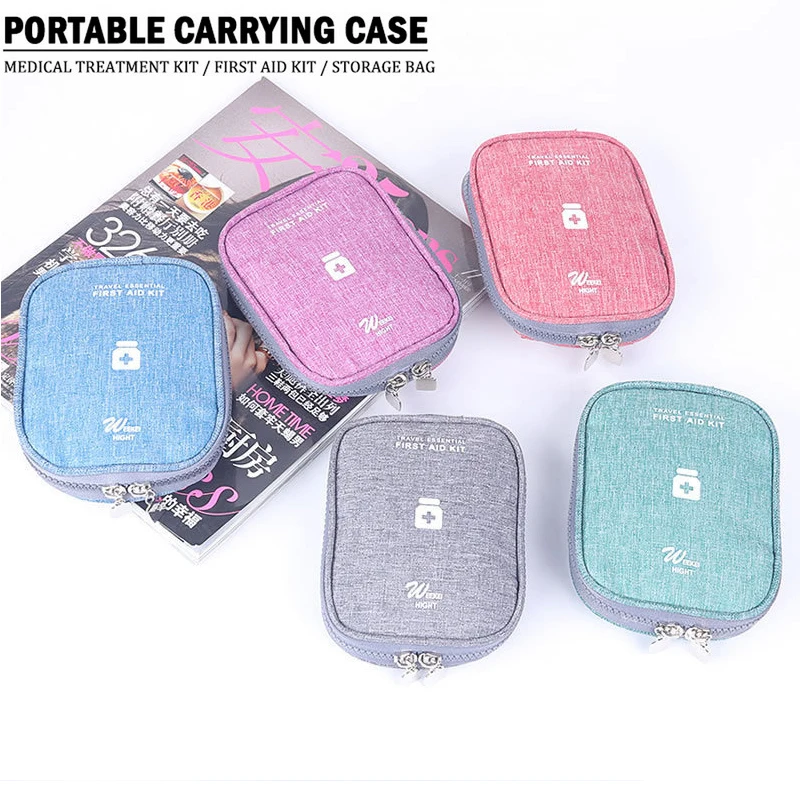 

Portable Carring Bags Multi-Layer Medicines Storage Bag Family First Aid Kit Outdoor Empty Bag Camping Survival Medical Kits