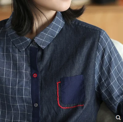 Осенняя блузка модная повседневная женская рубашка 2019 новые женские топы