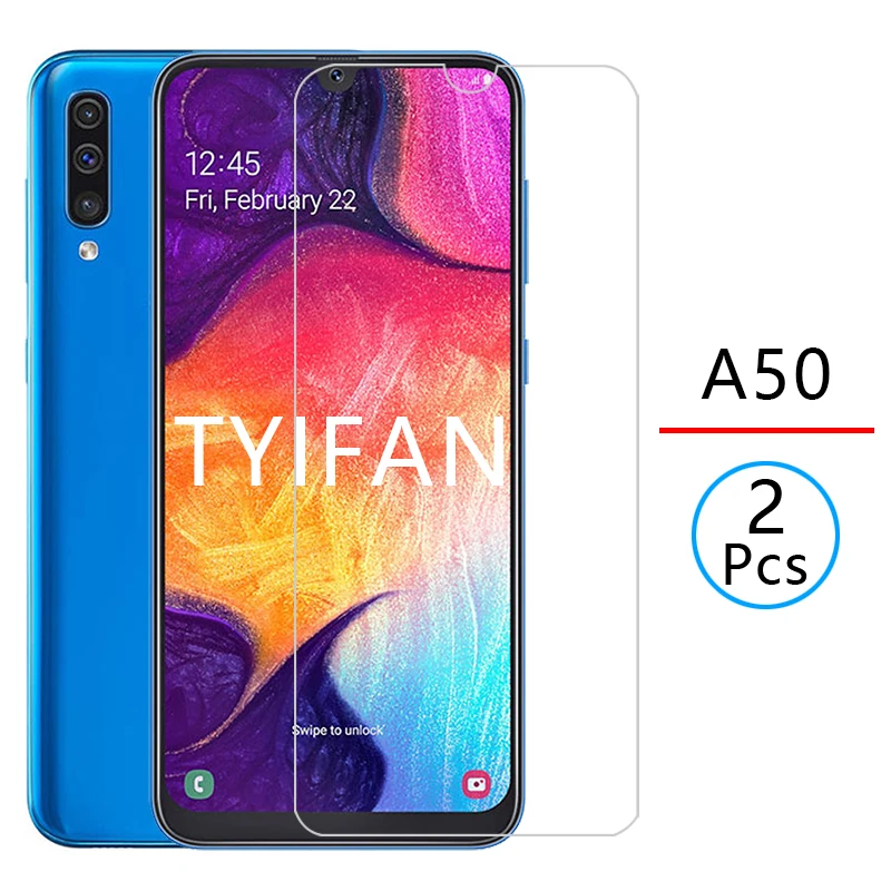 Чехол из закаленного стекла для телефона samsung a50 защитный чехол аксессуары galaxy a 50
