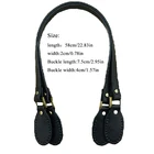 Сменные круглые ремешки для сумочки, кожаный ремешок сделай сам 2 шт., съемные ремешки для сумочки, аксессуары для сумочки