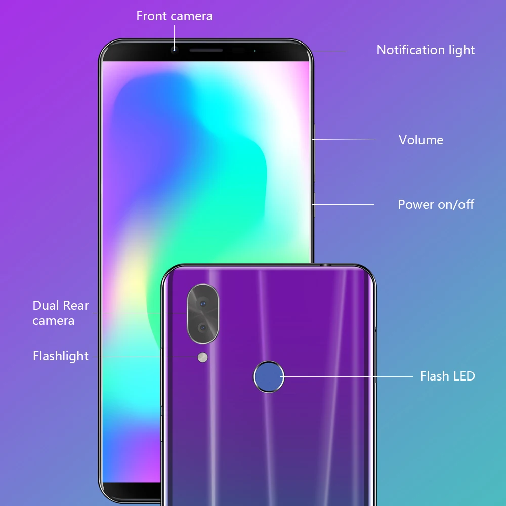 Cubot X19S смартфон с восьмиядерным процессором Helio P23 ОЗУ 4 Гб ПЗУ 32 ГБ 5 93 дюйма 16 МП