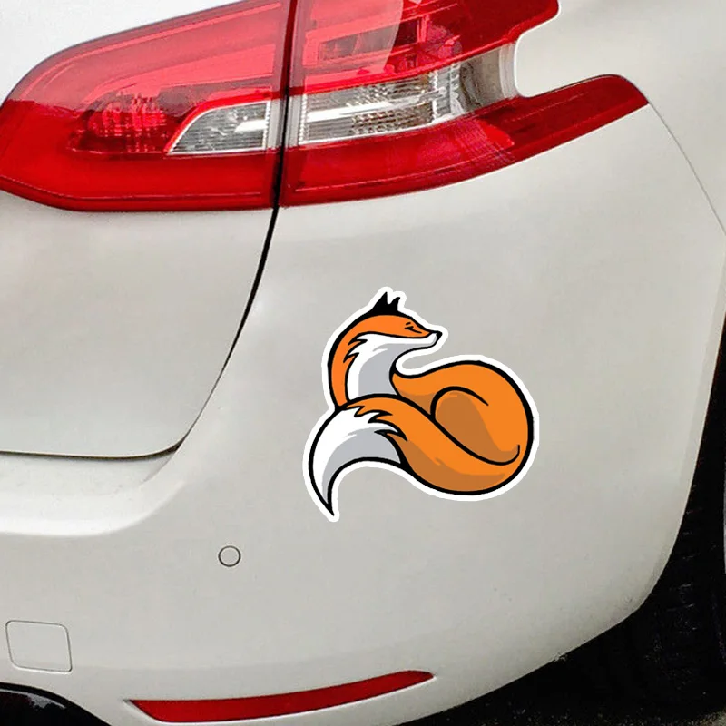 Наклейки на автомобиль Aliauto виниловые наклейки с изображением Красного лисьего