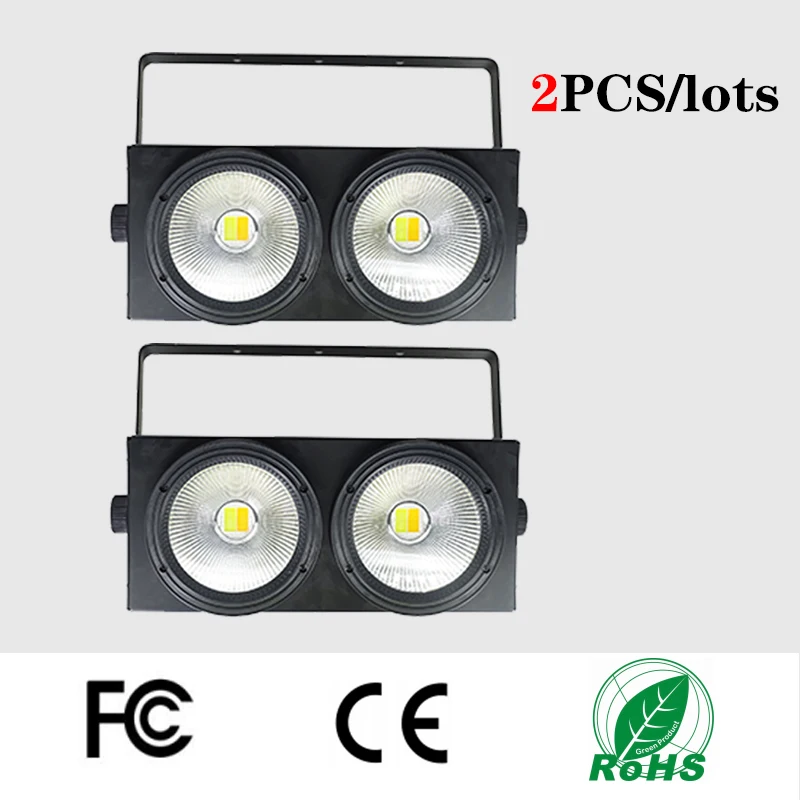 2 шт./лот глаза светодиодный COB поворосветильник холодный белый/теплый белый в 1 LED