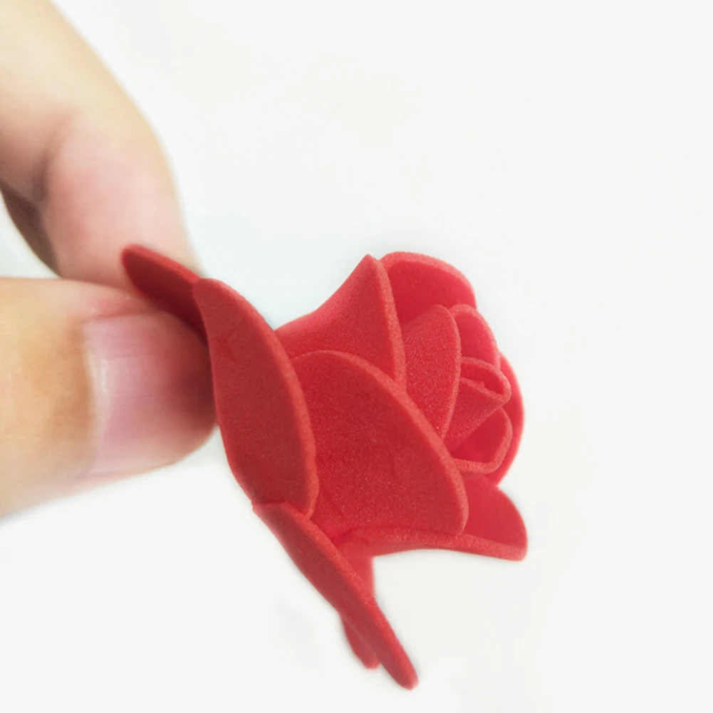 Новое поступление 500 шт 3,5 см ПЭ пена Искусственный цветок розы DIY медведь кукла Дворец бракосочетаний Декор