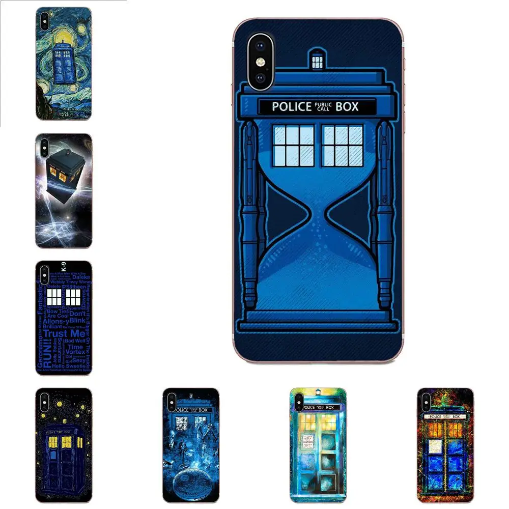 Из ТПУ с принтом &quotТардис (плохой волк&quot Доктор Кто &quotтелефонный чехол для Galaxy