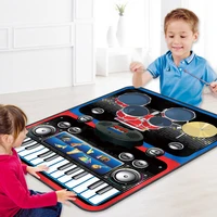 childrens 2 in 1 video game blanket musical instrument puzzle piano drum set birthday gift toys