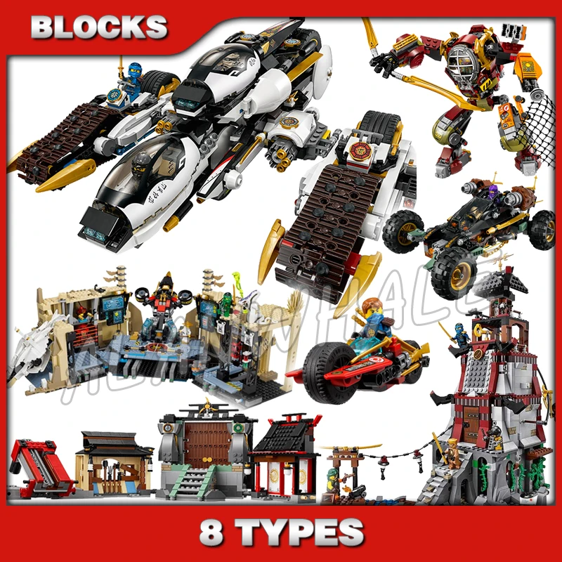 Детский конструктор Самурай X 8 видов|Блочные конструкторы| |